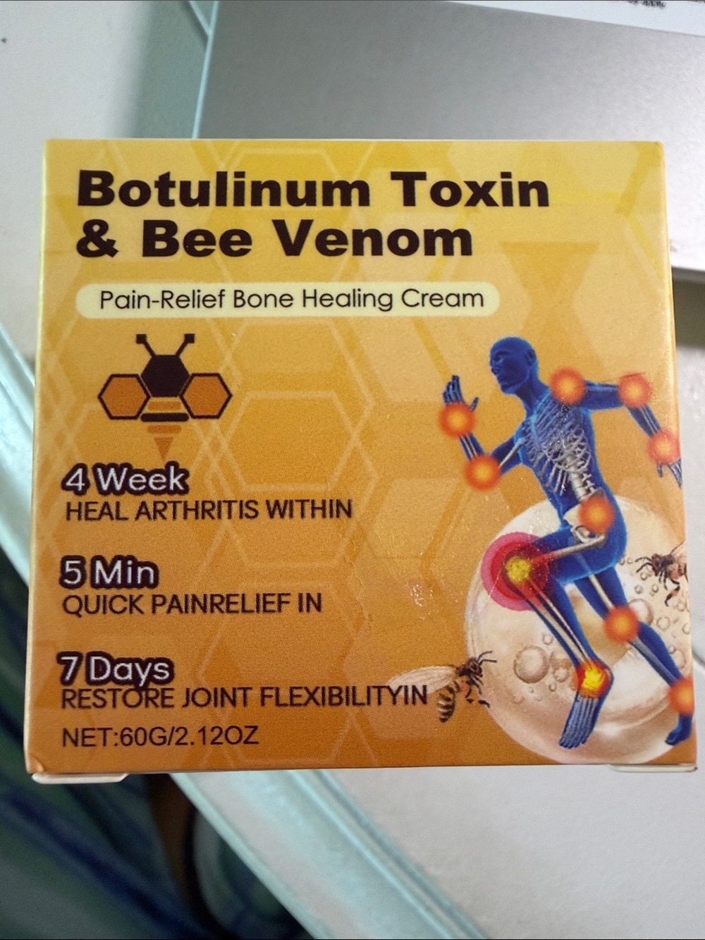 Pain-Relief Bone Healing Cream - Yellow